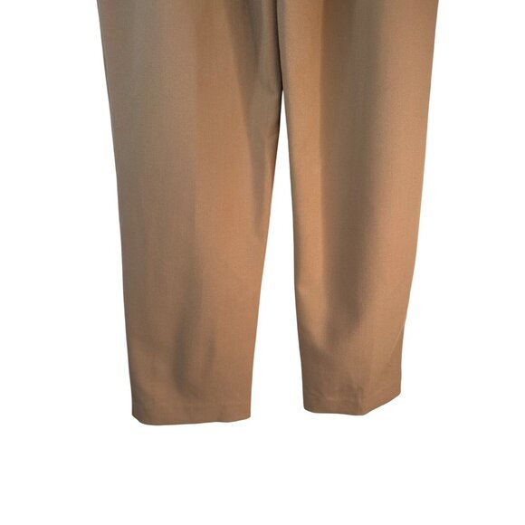 Zara Womens M Camel High-Waist Trousers Polyester & Viscose - Picture 12 of 15
